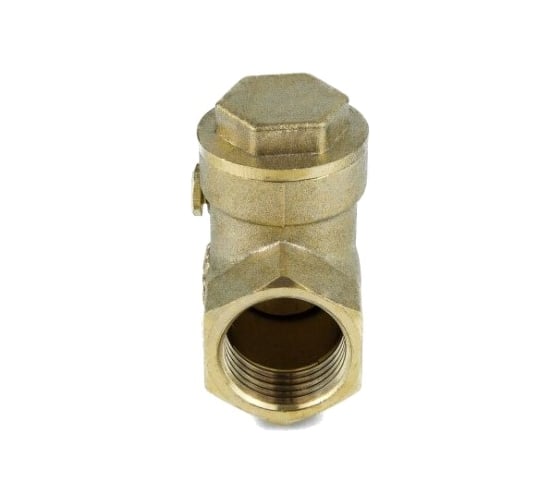 Клапан Aquasfera обратный, латунь, поворотный, Ду15 Ру40 м., EPDM 3004-01 019-0701