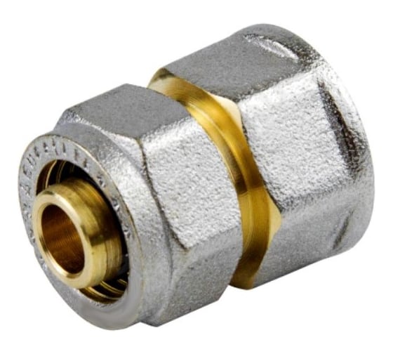 Муфта Aquasfera МП обжимная, латунь, Дн20х1/2 ВР 7002-03 027-8716