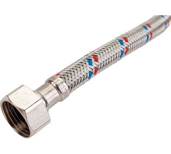 Подводка для воды (М10х18 мм; G1/2; 0.8 м; гайка-штуцер) Valtec VTf.003.IS.0418080