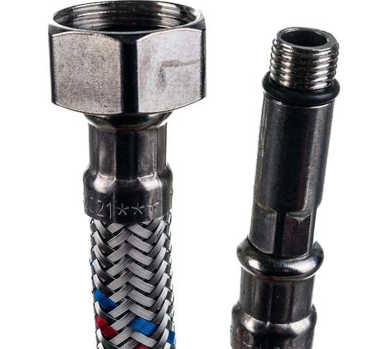 Подводка для воды (М10х35 мм; G1/2; 0.8 м; гайка-штуцер) Valtec VTf.004.IS.0435080