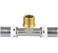 Тройник Aquasfera МП пресс, латунь Дн26х1/2х26 НР 8012-04 027-8863
