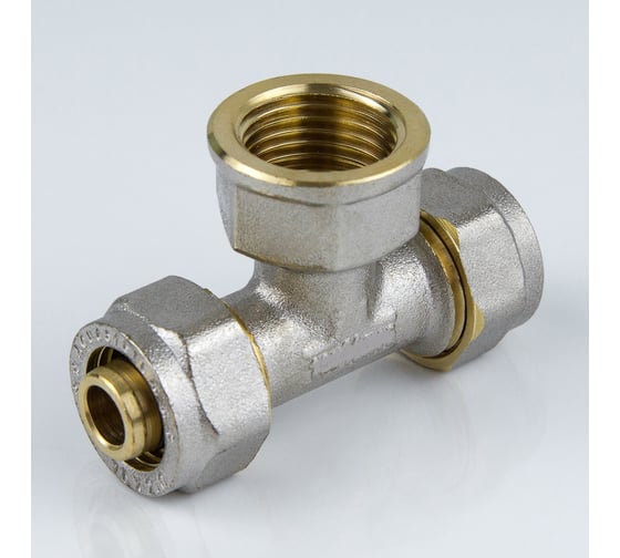 Тройник Aquasfera МП обжимной, латунь Дн16х1/2х16 ВР 7013-01 027-8768