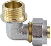 Угольник Aquasfera МП обжимной, латунь Дн32х1х90гр НР 7006-07 027-8754
