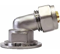 Угольник Aquasfera МП обжимной, латунь Дн16х1/2х105 гр ВР с креплением 7009-01 027-8758