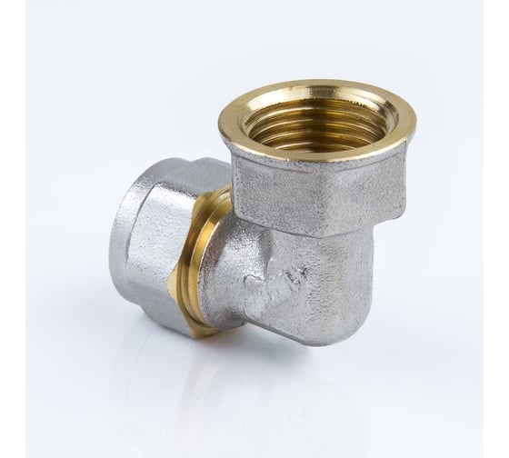 Угольник Aquasfera МП обжимной, латунь Дн20х3/4х90 гр ВР 7007-04 027-8744