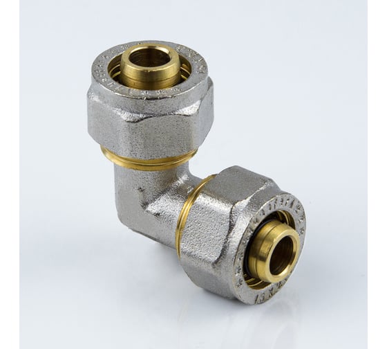 Угольник Aquasfera МП обжимной, латунь Дн32х90гр 7005-04 027-8740