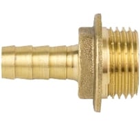 Неразъемный переходник для шланга Aquasfera латунь Дн15х1/2 НР 9102-04 018-0357