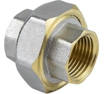 Соединитель Aquasfera латунь никелированная, американка Ду50 ВР/ВР 9012-06 027-8914