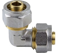 Угольник Aquasfera МП обжимной, латунь Дн26х90гр 7005-03 027-8739