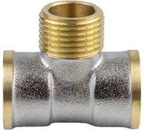 Тройник Aquasfera латунь никелированная Ду15 ВР/НР/ВР 9009-01 027-8901