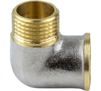 Угольник Aquasfera латунь никелированная Ду15 ВР/НР 9002-01 027-8875