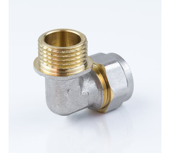 Угольник Aquasfera МП обжимной, латунь Дн20х3/4х90гр НР 7006-04 027-8751
