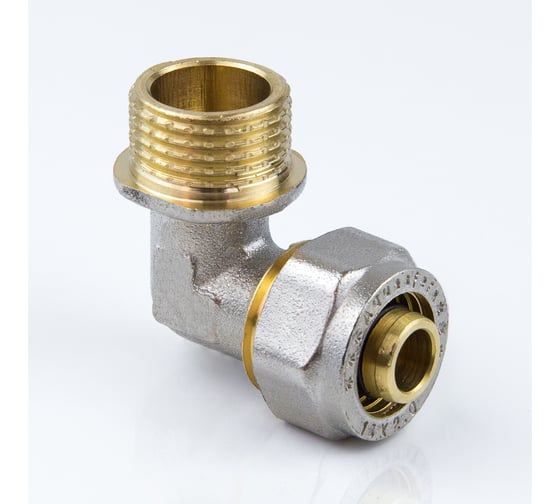 Угольник Aquasfera МП обжимной, латунь Дн20х3/4х90гр НР 7006-04 027-8751