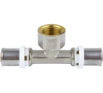 Тройник Aquasfera МП пресс, латунь Дн20х1/2х20 ВР 8011-02 027-8854