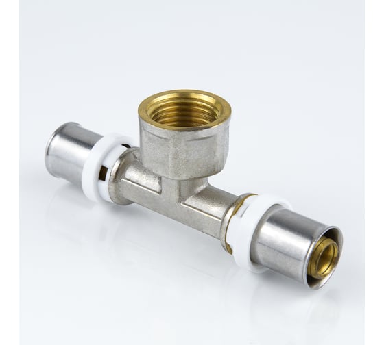 Тройник Aquasfera МП пресс, латунь Дн16х1/2х16 ВР 8011-01 027-8853