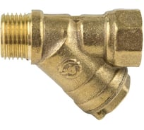 Фильтр Aquasfera Y-образный, латунь 4002 Ду20 Ру20 ВР/НР 100C сл проб 4002-02 036-0552