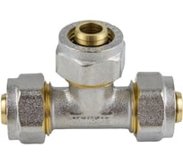 Тройник Aquasfera МП обжимной, латунь Дн16 7011-01 027-9014