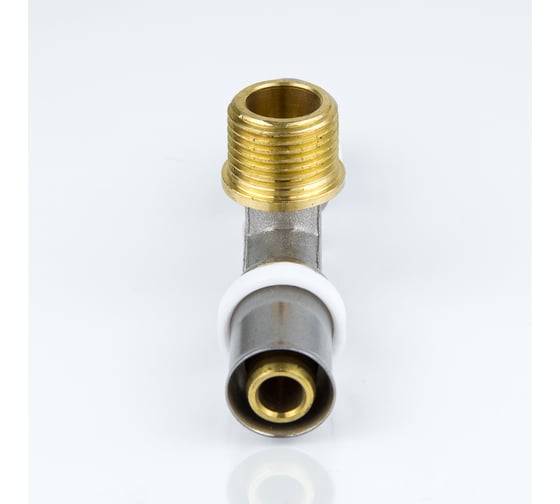 Тройник Aquasfera МП пресс, латунь Дн20х1/2х20 НР 8012-02 027-8861
