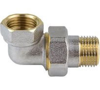 Угловой соединитель Aquasfera латунь никелированная, американка Ду25 ВР/НР 9015-03 027-8926