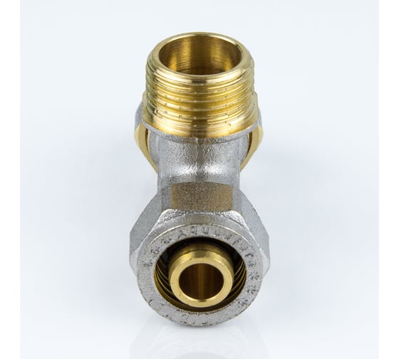 Тройник Aquasfera МП обжимной, латунь Дн20х3/4х20 НР 7014-02 027-8774