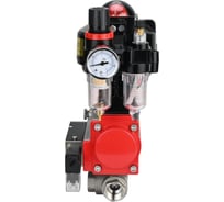 Шаровой кран DN.ru RP.SS316.200.MM L-тип Ду32 Ру63 пневмопривод,пневмораспр,БКВ,БПВ D160-30344