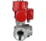 Кран DN.ru RP.SS316.200.MM.010 ISO L-тип Ду10 Ру63 электропривод QT-W(M)EX-005 220В D160-16414 3