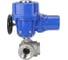 Кран DN.ru RP.SS316.200.MM.010 ISO L-тип Ду10 Ру63 электропривод QT-W(M)-005 380В D160-16434 8