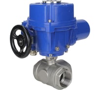 Кран DN.ru RP.SS316.200.MM.025 ISO L-тип Ду25 Ру63 электропривод QT-W(M)-005 380В D160-16437
