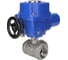 Кран DN.ru RP.SS316.200.MM.025 ISO L-тип Ду25 Ру63 электропривод QT-W(M)-005 380В D160-16437 1