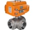 Шаровой кран DN.ru RP.SS316.200.MM.025-ISO T-тип Ду25 Ру63 электропривод ST-005 220В D160-08040 5