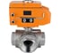 Шаровой кран DN.ru RP.SS316.200.MM.025-ISO T-тип Ду25 Ру63 электропривод ST-005 220В D160-08040 7