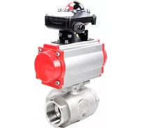 Кран шаровой DN.ru RP.SS316.200.MM ISO 3-ходовой, T-тип, Ду20, Ру63, БКВ взрывозащищенный D160-19239