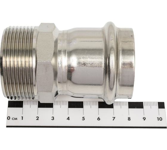 Соединитель из нержавеющей стали VALTEC с наружной резьбой, 42х1 1/2 VTi.901.I.004208