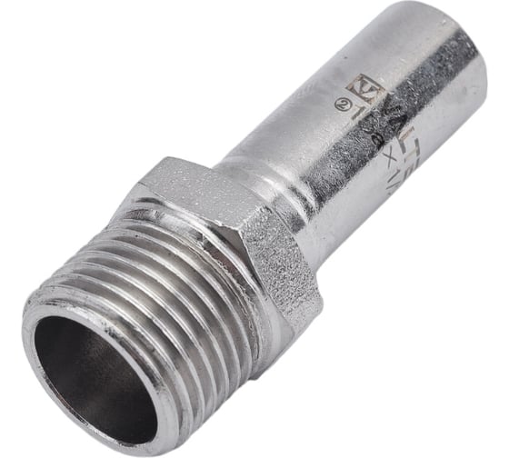 Резьбовая вставка из нержавеющей стали VALTEC с наружной резьбой, 15х1/2 VTi.906.I.001504