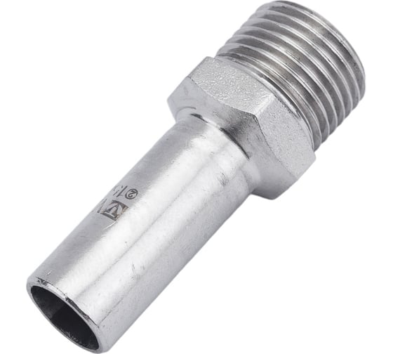 Резьбовая вставка из нержавеющей стали VALTEC с наружной резьбой, 15х1/2 VTi.906.I.001504