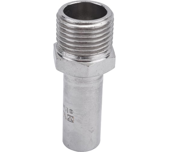 Резьбовая вставка из нержавеющей стали VALTEC с наружной резьбой, 15х1/2 VTi.906.I.001504