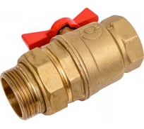 Шаровой кран Valfex N/P59 БИРКА для ВОДЫ 1 1/4" ВР/НР ручка-бабочка, американка латунный 11Б27фт1М (16/4) VF.227.LB1.114.N/P59.Bir
