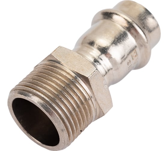 Соединитель из нержавеющей стали VALTEC с наружной резьбой, 18х3/4 VTi.901.I.001805