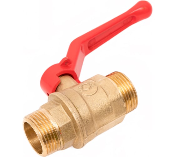 Шаровой кран Valfex N/P59 БИРКА для воды 3/4" НР/НР ручка-рычаг, латунный 11Б27фт1М (56/14) VF.220.LR1.034.N/P59.Bir