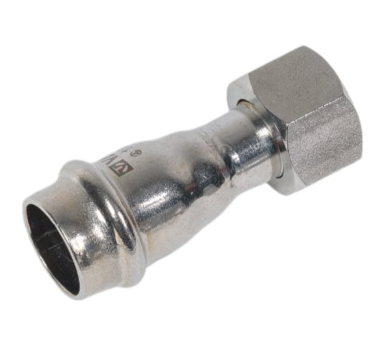 Соединитель из нержавеющей стали VALTEC с накидной гайкой, 18х1/2 VTi.908.I.001804
