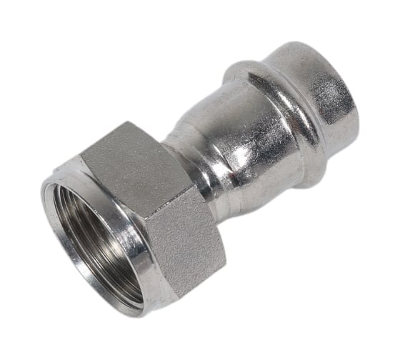 Соединитель из нержавеющей стали VALTEC с накидной гайкой, 18х3/4 VTi.908.I.001805