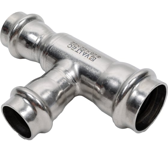 Тройник из нержавеющей стали VALTEC 28х22х22 VTi.931.I.282222