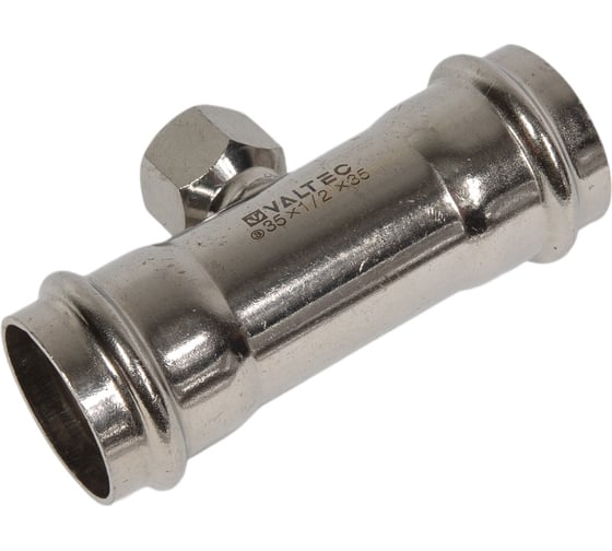 Тройник из нержавеющей стали VALTEC с внутренней резьбой, 35х1/2 VTi.932.I.350435