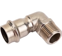 Угольник из нержавеющей стали VALTEC 90 градусов, наружная резьба, 18x1/2 VTi.953.I.001804