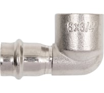 Угольник из нержавеющей стали VALTEC 90 градусов, внутренняя резьба, 18x3/4 VTi.952.I.001805