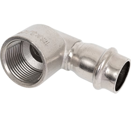 Угольник из нержавеющей стали VALTEC 90 градусов, внутренняя резьба, 18x3/4 VTi.952.I.001805