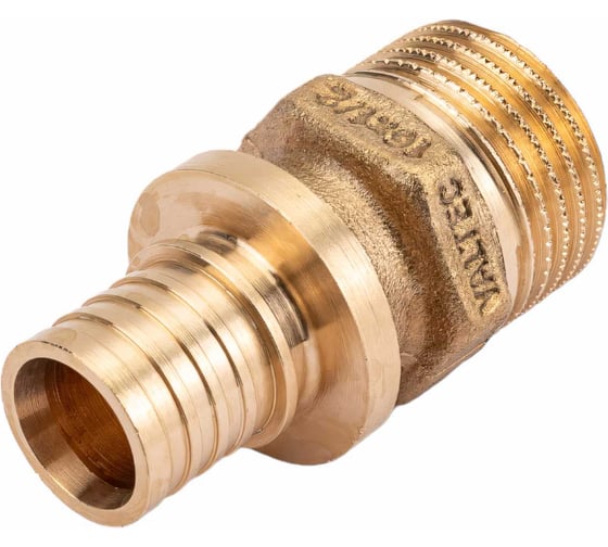 Надвижной соединитель VALTEC с переходом на наружную резьбу, 16х2.2х1/2 VTm.401.BG.001604