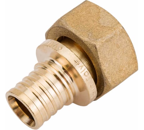 Надвижной соединитель VALTEC с накидной гайкой, 16х2.2х1/2 VTm.422.BG.001604