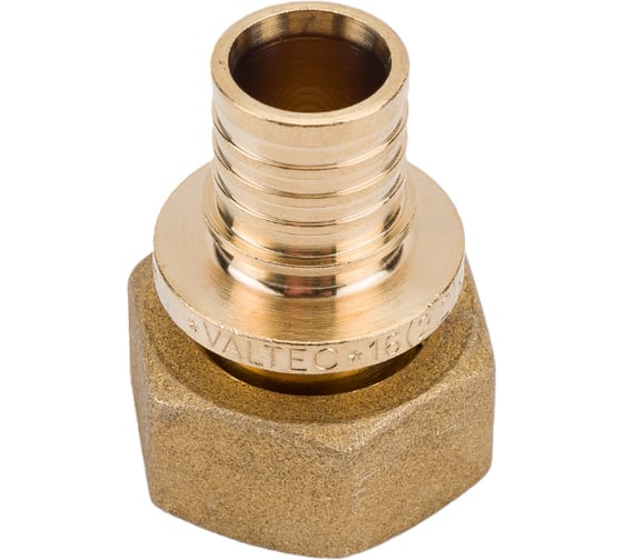 Надвижной соединитель VALTEC с накидной гайкой, 16х2.2х1/2 VTm.422.BG.001604