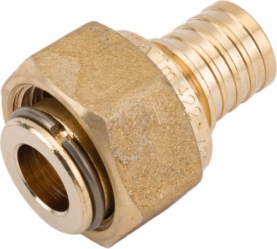 Надвижной соединитель VALTEC с накидной гайкой, 16х2.2х1/2 VTm.422.BG.001604
